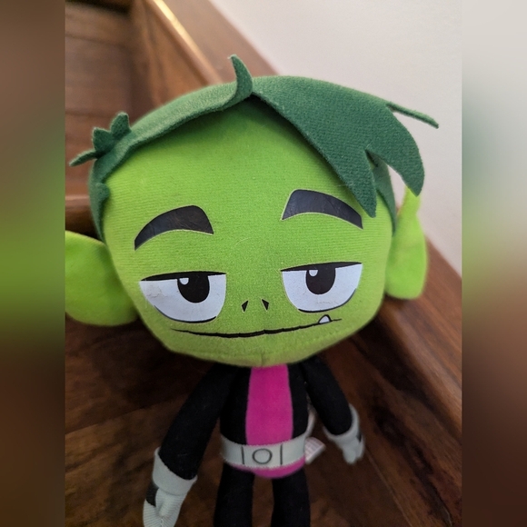 Teen Titans Go Beast Boy 10” Plush Toy Factory Cartoon Network. - Picture 5 of 9